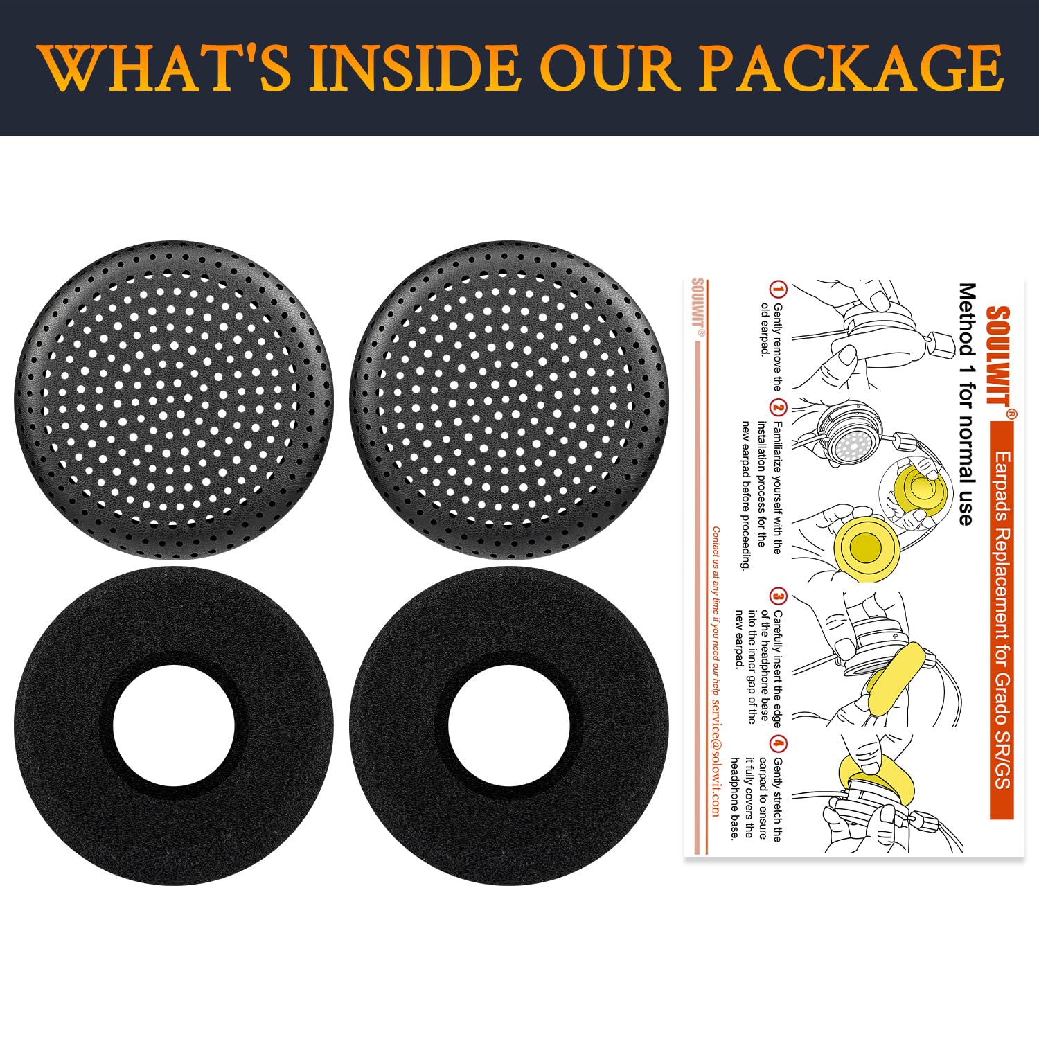 Amazon | SOULWIT イヤーパッド イヤークッション Grado GS1000